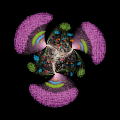 Flusso e forma: metamorfosi dell’Informazione - a Digital Art Artowrk by Angelo Demitri Morandini
